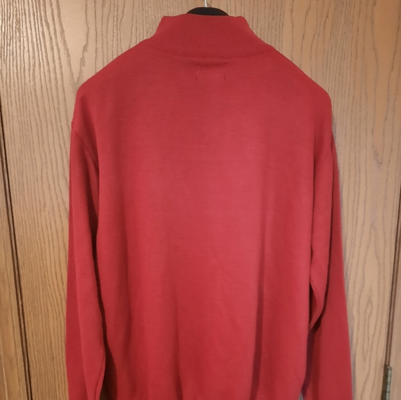 Whipper in Mens 1/4 Zip Mock Neck Sweater Size XL - Picture 5 of 5